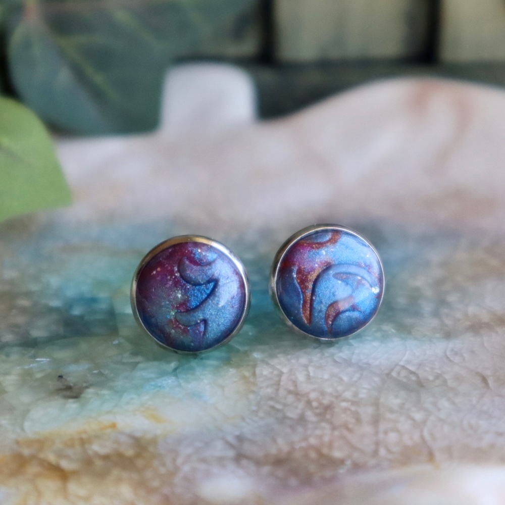 Handmade Polymer Clay Stud Earrings